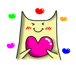 Cat of the free selfishness sticker sticker #12073633