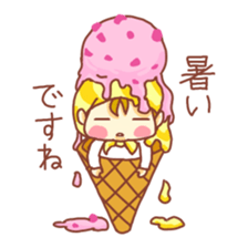potechibi chan / Ice cream sticker #12073961