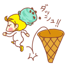 potechibi chan / Ice cream sticker #12073965