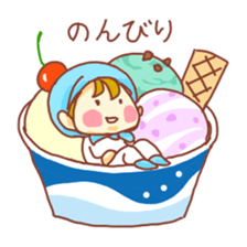 potechibi chan / Ice cream sticker #12073966