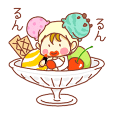 potechibi chan / Ice cream sticker #12073967