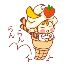 potechibi chan / Ice cream sticker #12073969