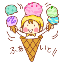 potechibi chan / Ice cream sticker #12073970