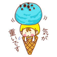 potechibi chan / Ice cream sticker #12073980