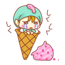 potechibi chan / Ice cream sticker #12073983