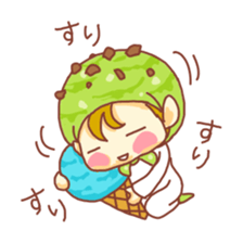 potechibi chan / Ice cream sticker #12073989