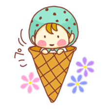 potechibi chan / Ice cream sticker #12073990