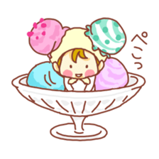 potechibi chan / Ice cream sticker #12073991
