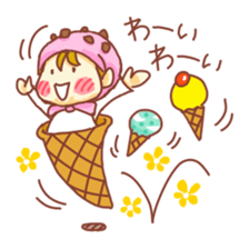 potechibi chan / Ice cream sticker #12073994