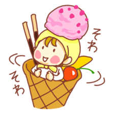 potechibi chan / Ice cream sticker #12073996