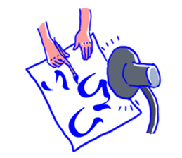 Behind the scenes in sumo wrestling sticker #12074102