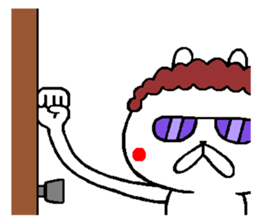 Osaka mother rabbit5 sticker #12074163