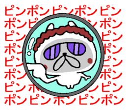 Osaka mother rabbit5 sticker #12074164