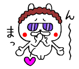 Osaka mother rabbit5 sticker #12074173