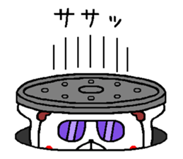 Osaka mother rabbit5 sticker #12074175