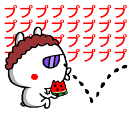 Osaka mother rabbit5 sticker #12074193