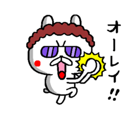 Osaka mother rabbit5 sticker #12074197