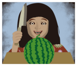 Horror Sticker summer versio sticker #12074547