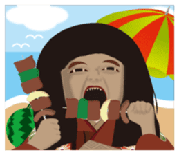 Horror Sticker summer versio sticker #12074553