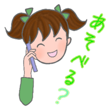 cat and girl part7 sticker #12074942