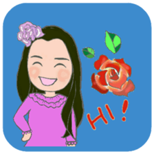 cat and girl part7 sticker #12074952