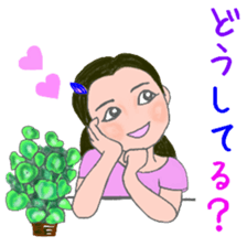 cat and girl part7 sticker #12074953