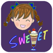 cat and girl part7 sticker #12074957