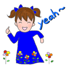 cat and girl part7 sticker #12074965