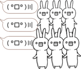 talking rabbit sticker 5 sticker #12075150