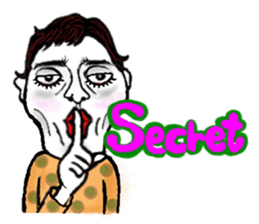 The muggy world(English) sticker #12075655