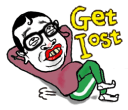 The muggy world(English) sticker #12075662