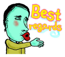 The muggy world(English) sticker #12075665