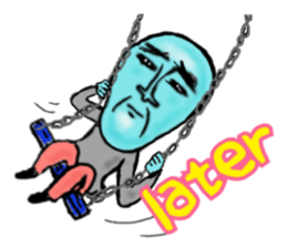 The muggy world(English) sticker #12075667