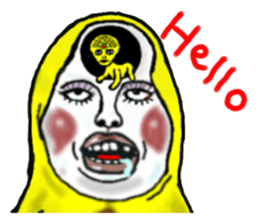 The muggy world(English) sticker #12075673