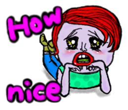 The muggy world(English) sticker #12075674