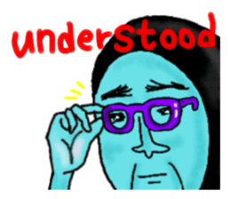 The muggy world(English) sticker #12075678