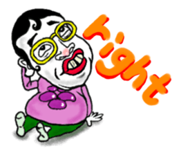 The muggy world(English) sticker #12075681