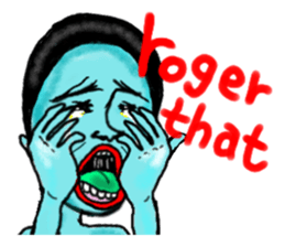 The muggy world(English) sticker #12075685