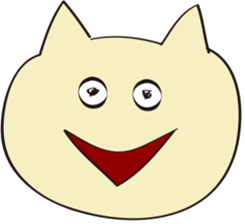 human and cat sticker #12075720