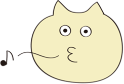 human and cat sticker #12075721