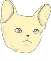 human and cat sticker #12075733