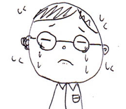 A Man Wearing Glasses NEO!! sticker #12075898