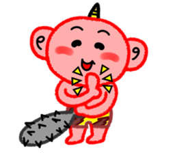 Akaonichan sticker #12075968