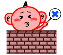 Akaonichan sticker #12075973