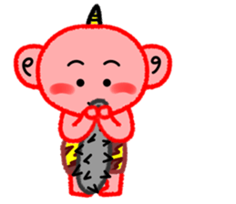 Akaonichan sticker #12075986