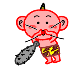 Akaonichan sticker #12075988