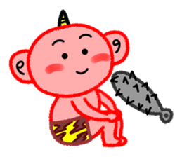 Akaonichan sticker #12076001