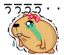 Kyapibara women's mother sticker #12076142