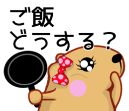 Kyapibara women's mother sticker #12076147