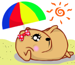 Kyapibara women's mother sticker #12076150